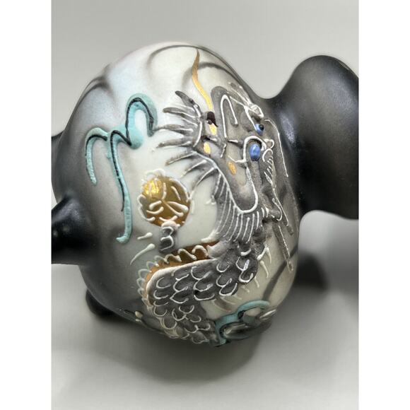 Vintage Japan Moriage Dragonware Porcelain Salt & Pepper Shakers New - Picture 2 of 9